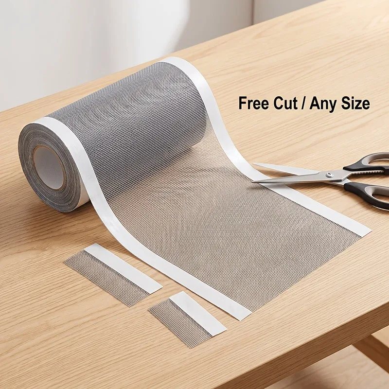 1 Roll Self-Adhesive Screen Repair Tape, Durable Roll Packaging, Free-Cut DIY for Damaged Screens & Mosquito Nets