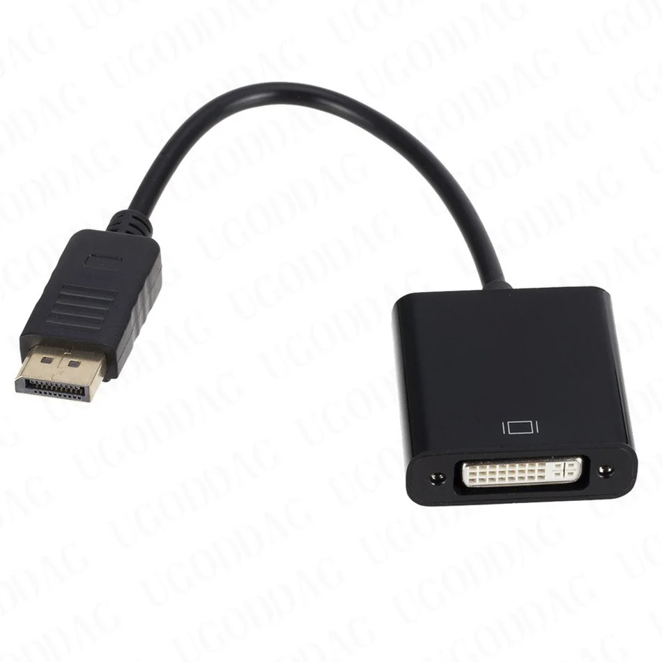 Port wyświetlacza Adapter DP do DVI HD 1080P DisplayPort do DVI konwerter Adapter do kabla męski na żeński do monitora wyświetlaczy projektora