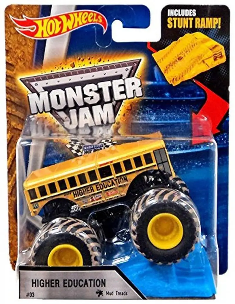 HOT WHEELS 1:64 Monster Jam bone busters sonsua jester mutt Collection of die cast alloy trolley model ornaments