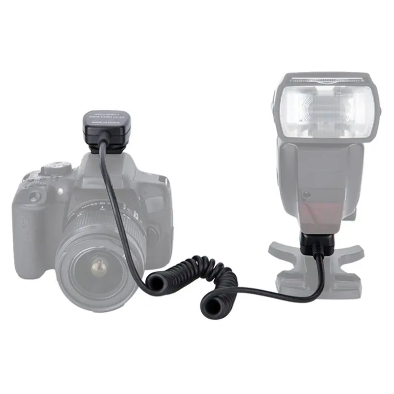 FFYY-Camera Flash Hot Shoe Cord For Canon 600EX-RT, 430EX, 270EX, MR-14EX II, MT-24EX, 320EX, 90EX Replaces FC-E3, OC-E3