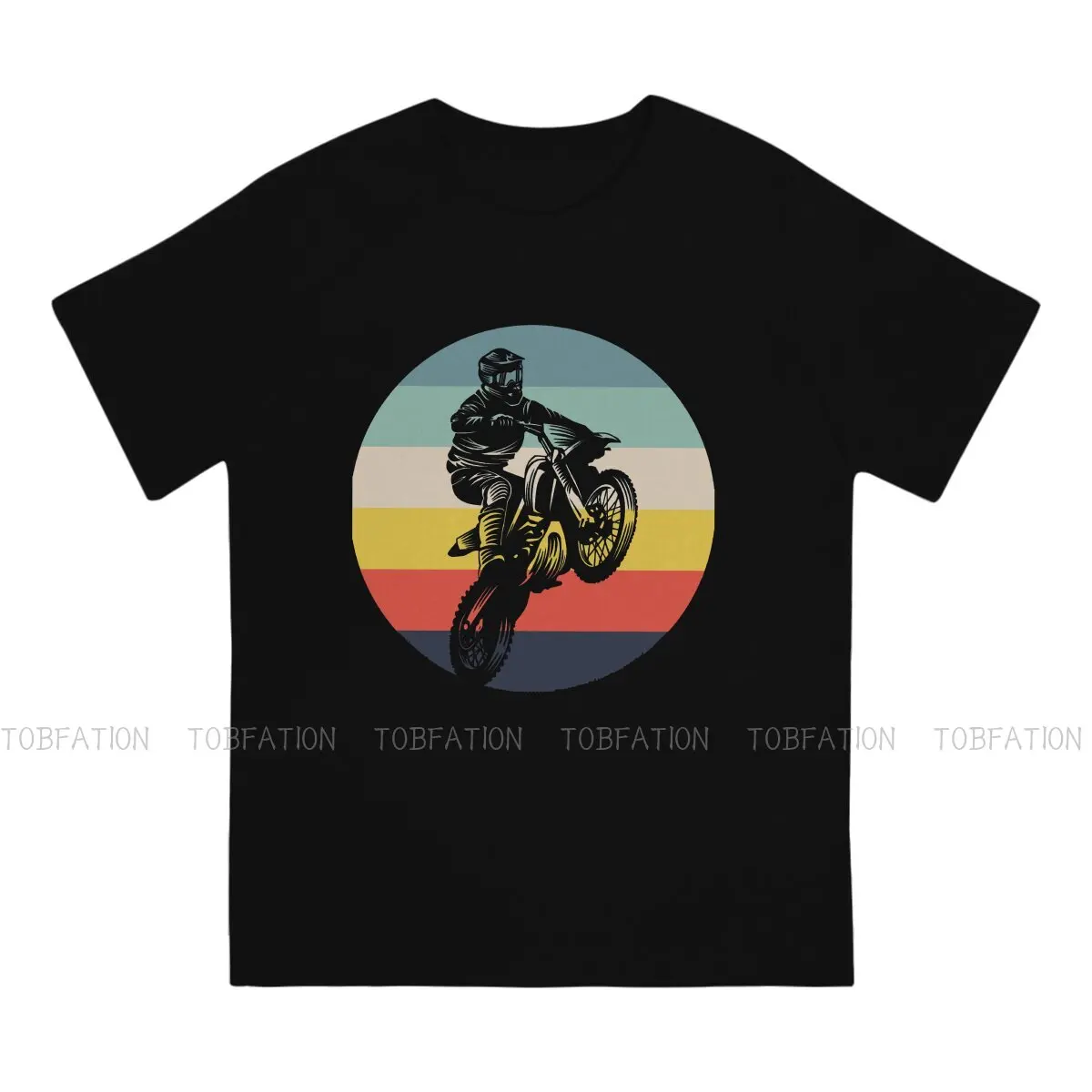 Adventure Motorcycle Tour Vintage Retro Off Road Motor  T Shirt Summer Oversized Cotton Men's Clothing Harajuku O-Neck TShirt