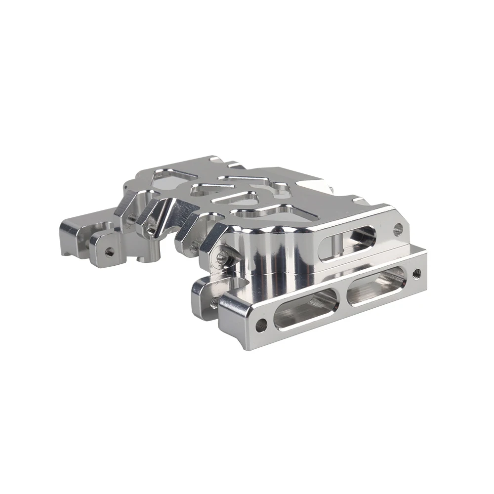 Aluminum Alloy TRX4 Gearbox Mount Base Chassis Skid Plate for 1/10 RC Crawler TRX-4 Defender Bronco Blazer G500 Upgrade