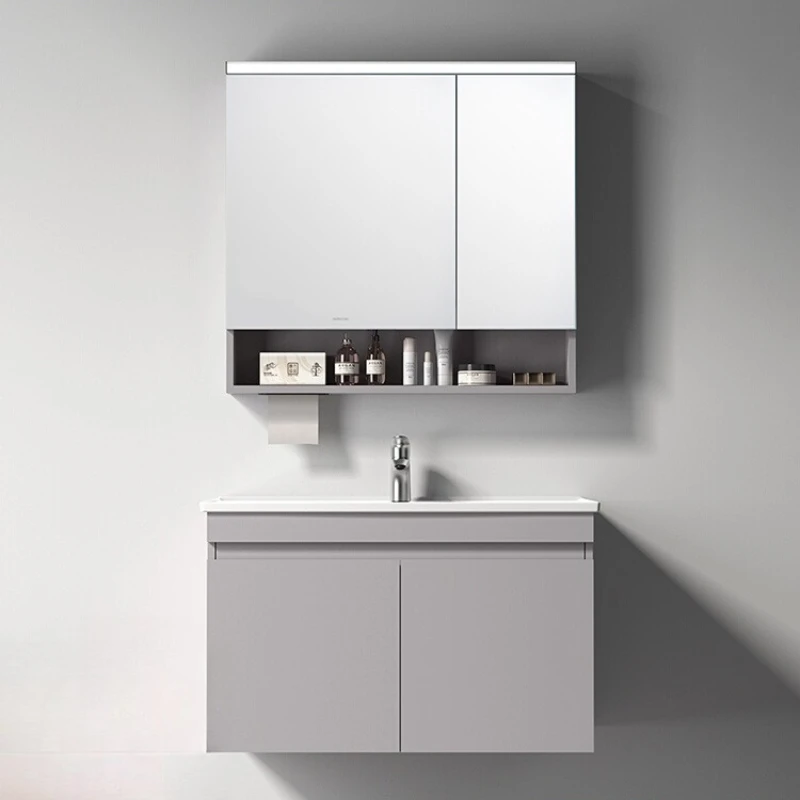 

Modern Storage Bathroom Cabinet Standing Design Mirror Vanity Bathroom Cabinet Closet Organizer Mobiletto Bagno Home Accessories