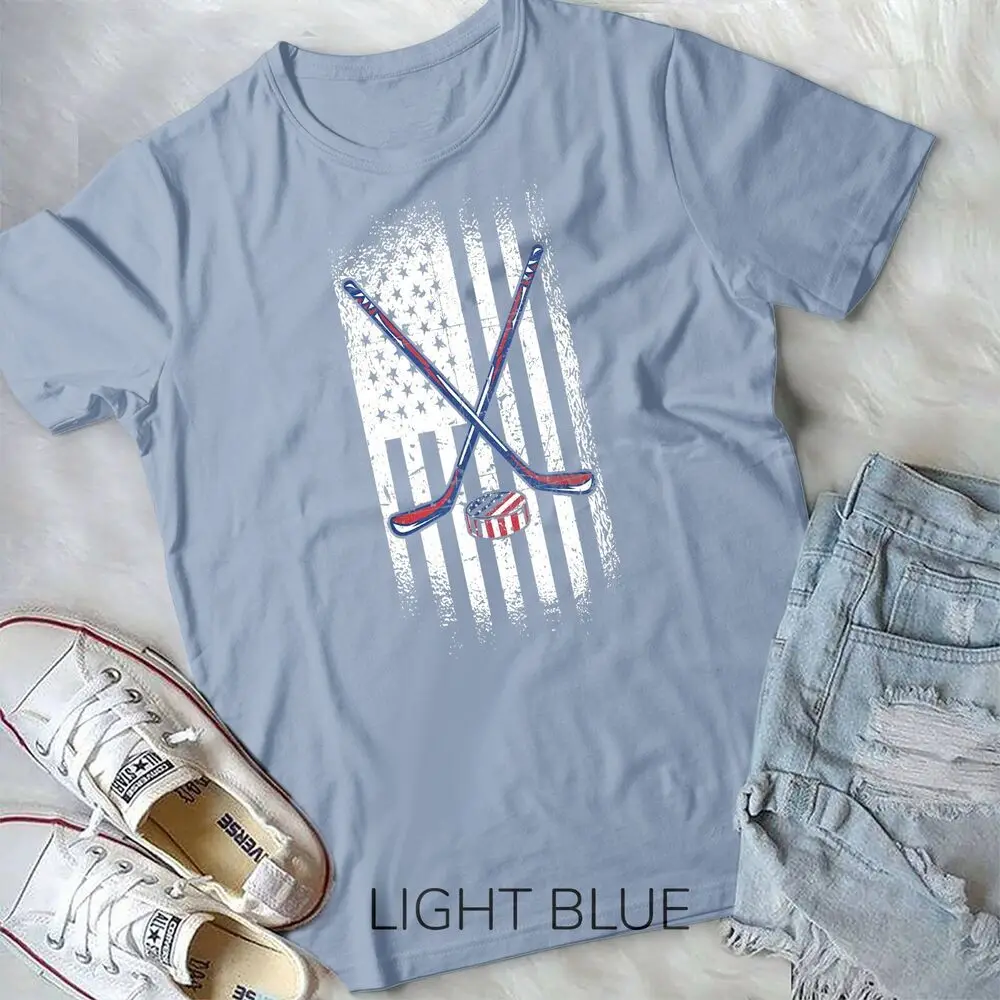 Hockey American Flag - USA Ice Hockey T-Shirt Unisex T-shirt
