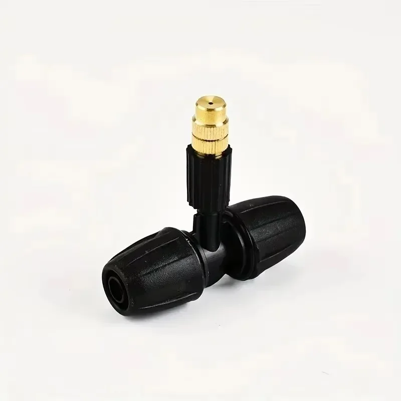 5 قطعة نظام الري التلقائي المنزلية التفتيت فوهة النبات الرش رذاذ الغبار الحد البستنة سقي الموقت فوهة