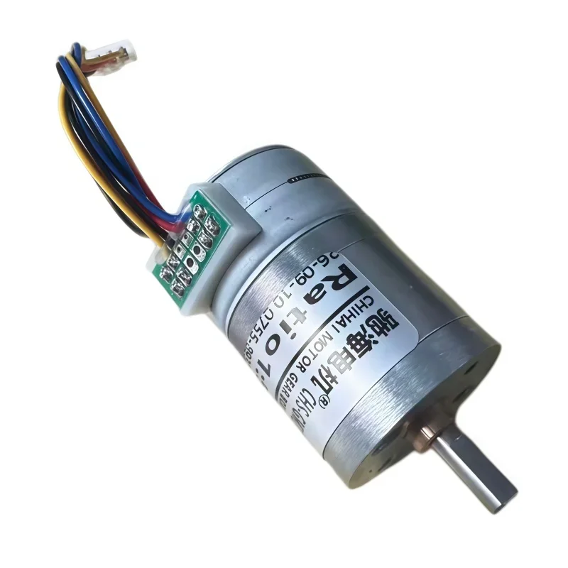 Permanent magnet micro DC stepping reducer motor with low noise and metal teeth GM25-25BY
