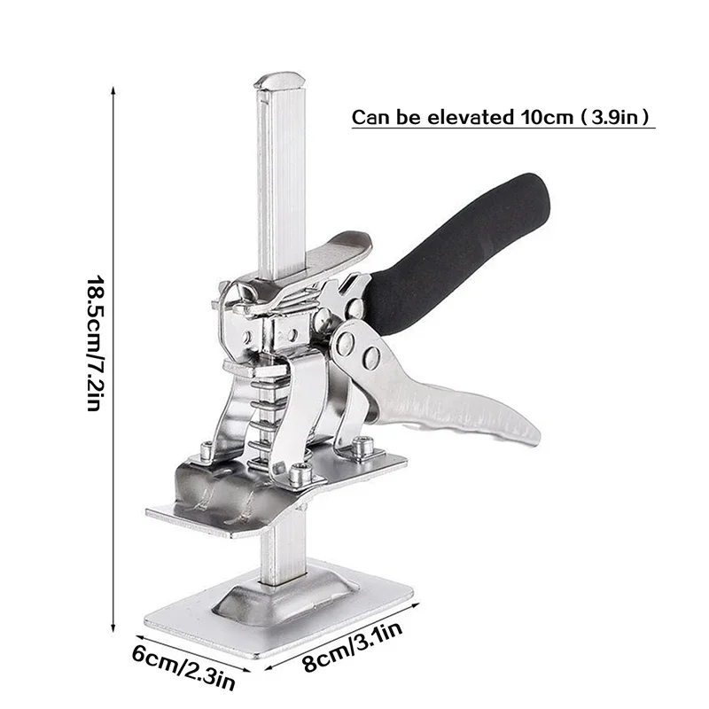 Imagem -06 - Labor Saving Braço Board Jack Gabinete Levantador Altura Locator Ajustando Levantador Multifuncional Anti-slip Mão Levantamento Ferramenta Novo 1pc