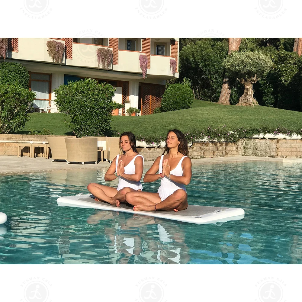 Water Floating Sports Water Drop Knitted Fabric Floating Yoga Mat Fitness Equipment Yoga Mat Non-Slip Fitness