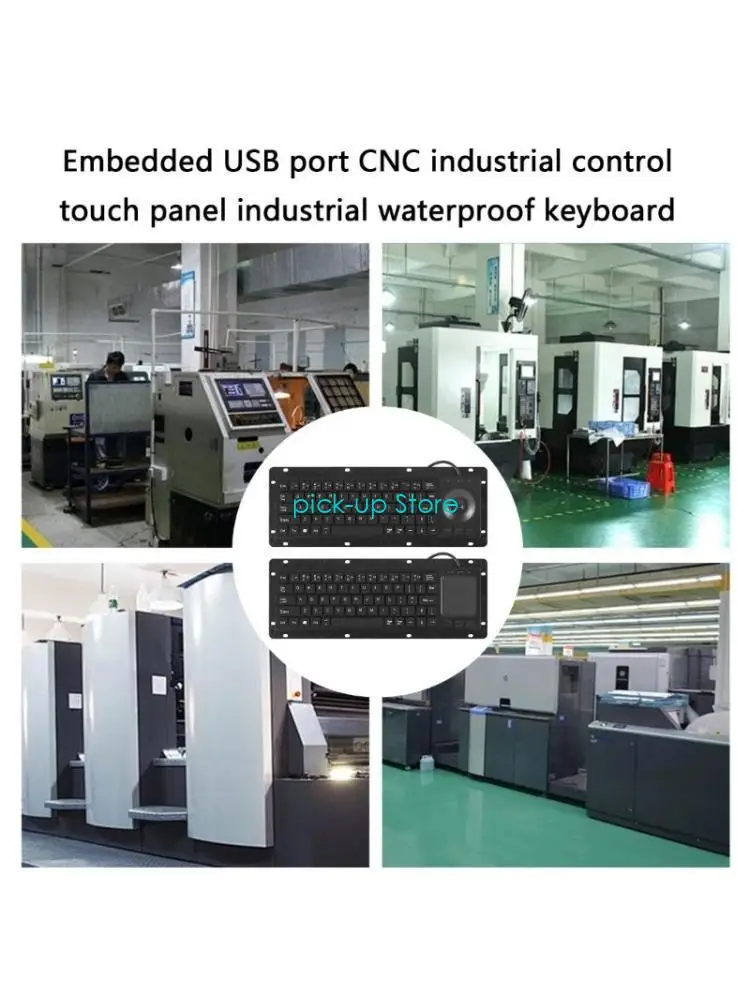

Q5WA User Friendly Industrial USB Keyboards with Touchpads Ensuring Comfortable Long