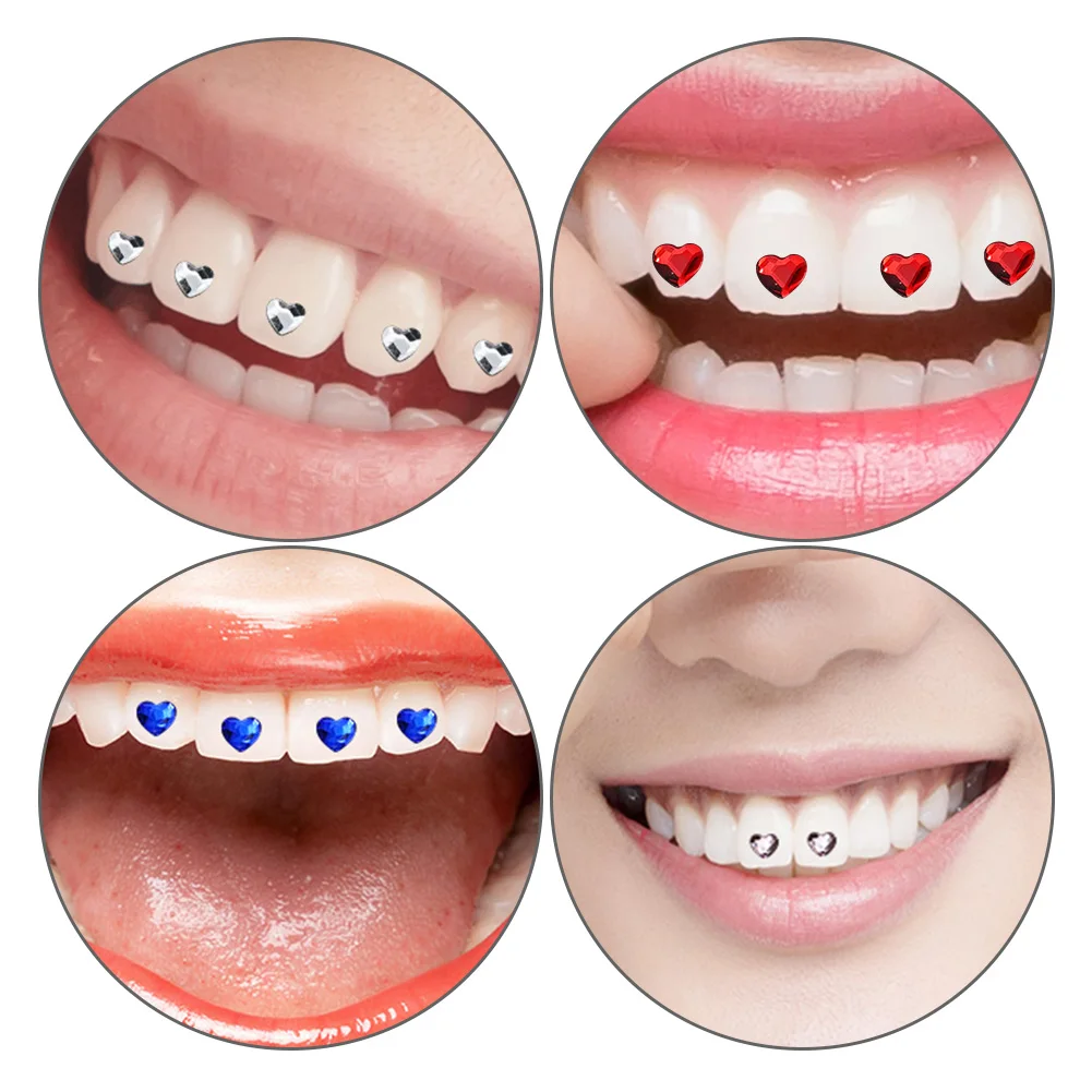 

3pcs Teeth Jewelry Dental Rhinestones Tooth Decoration Teeth Jewelry Dental Rhinestones Teeth Whitening