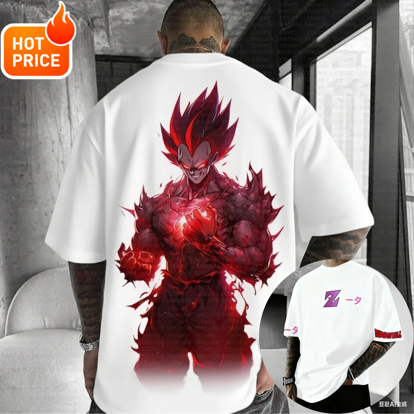 

2025 Anime Son Goku Dragon Ball Saiyan Harajuku Summer T-Shirt Men Oversized Retro Streetwear Women Casual Short Sleeve Unisex