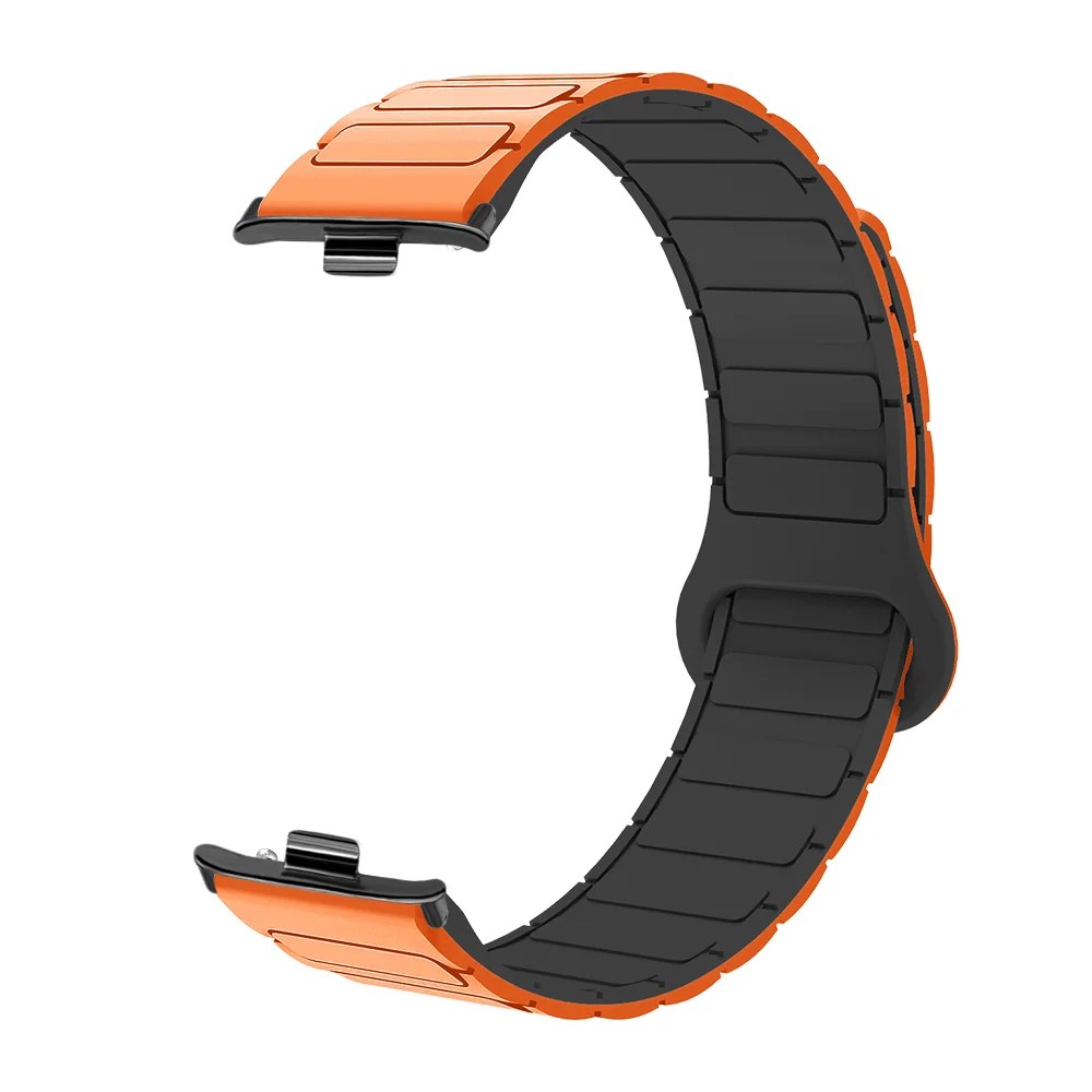 

Magnetic Loop Strap For Xiaomi Band 8Pro/9Pro Redmi Band 4/5 Armor Style Waterproof Silicone Quick Release Sport Band Man Woman