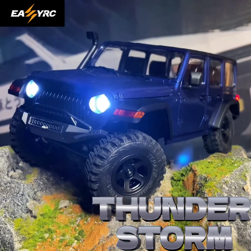 

FMS 1/18 Thunderstorm RC Car Simulation RC Climbing Vehicle 2.4G Remote Control 4WD Off Road Crawler Model with Headlights