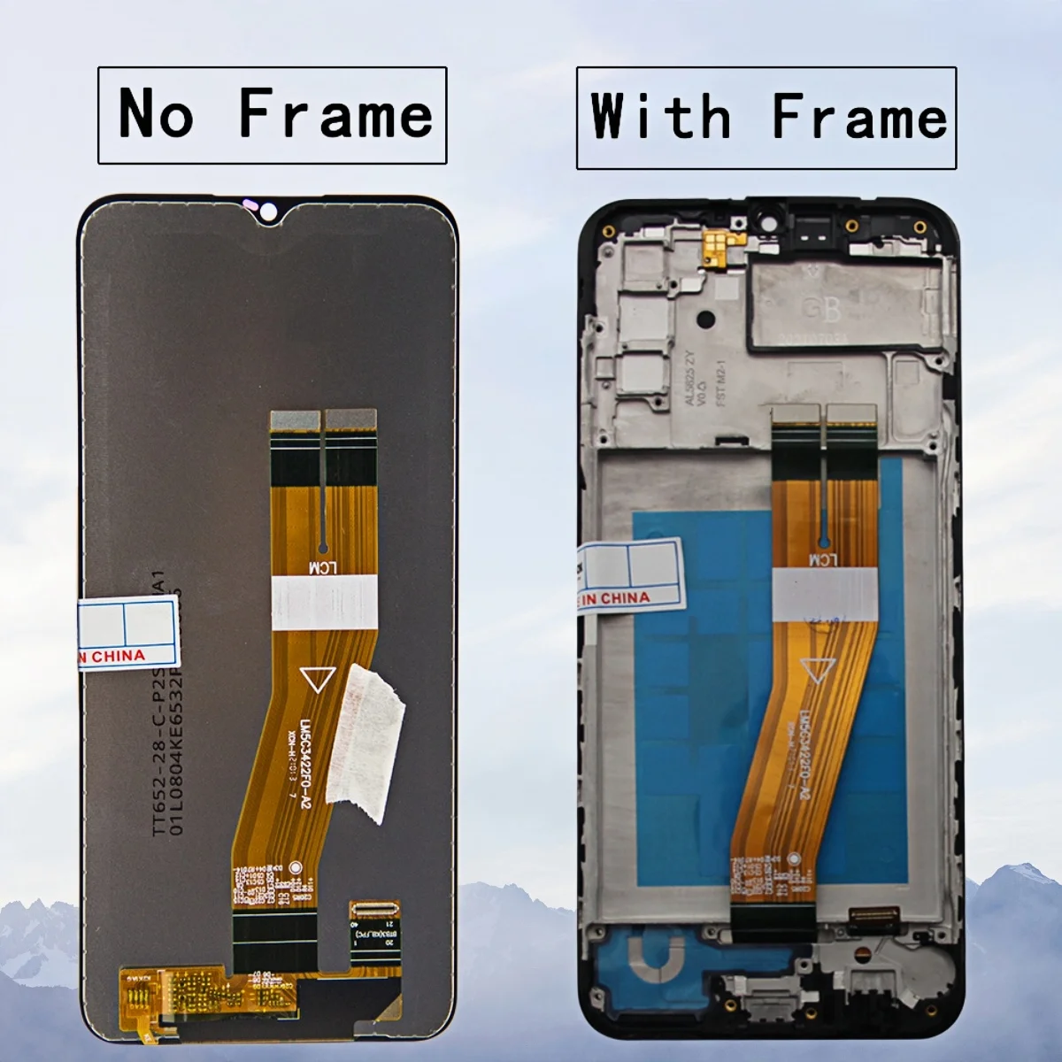 LCD Display Touch Screen Digitizer Assembly Replacement, Fit for Samsung Galaxy A03S,A037F,SM-A037F/DS,A037M,A037G,A037W,S134DL