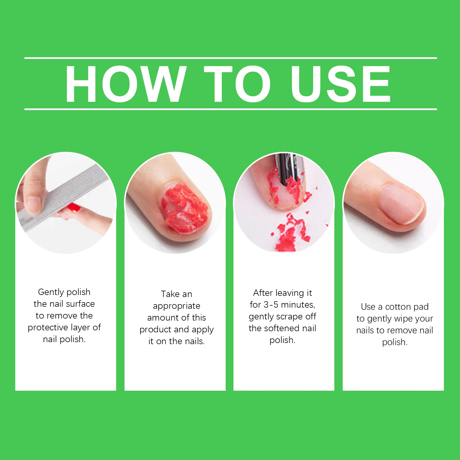 مزيل جل الأظافر اللطيف، محلول نقع لجل منشئ الأكريليك، سهل الإزالة دون إضرار الأظافر، لا بقايا سريع المفعول 8 مل #6