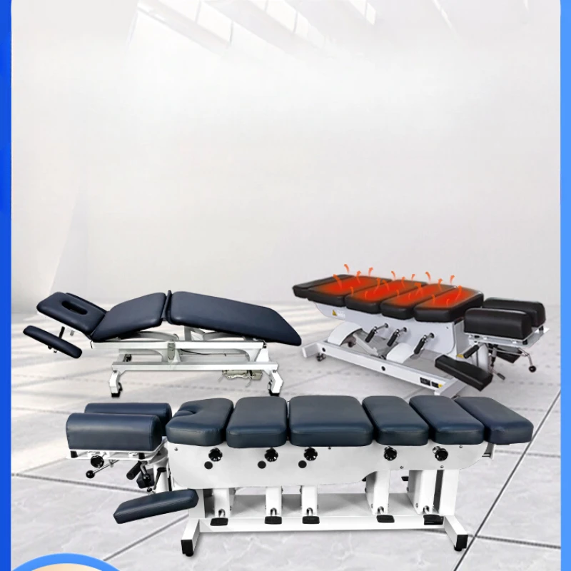 

Chiropractic bed manual bed rehabilitation bonesetting beauty bed electric lifting folding PT training massage sudden pressure