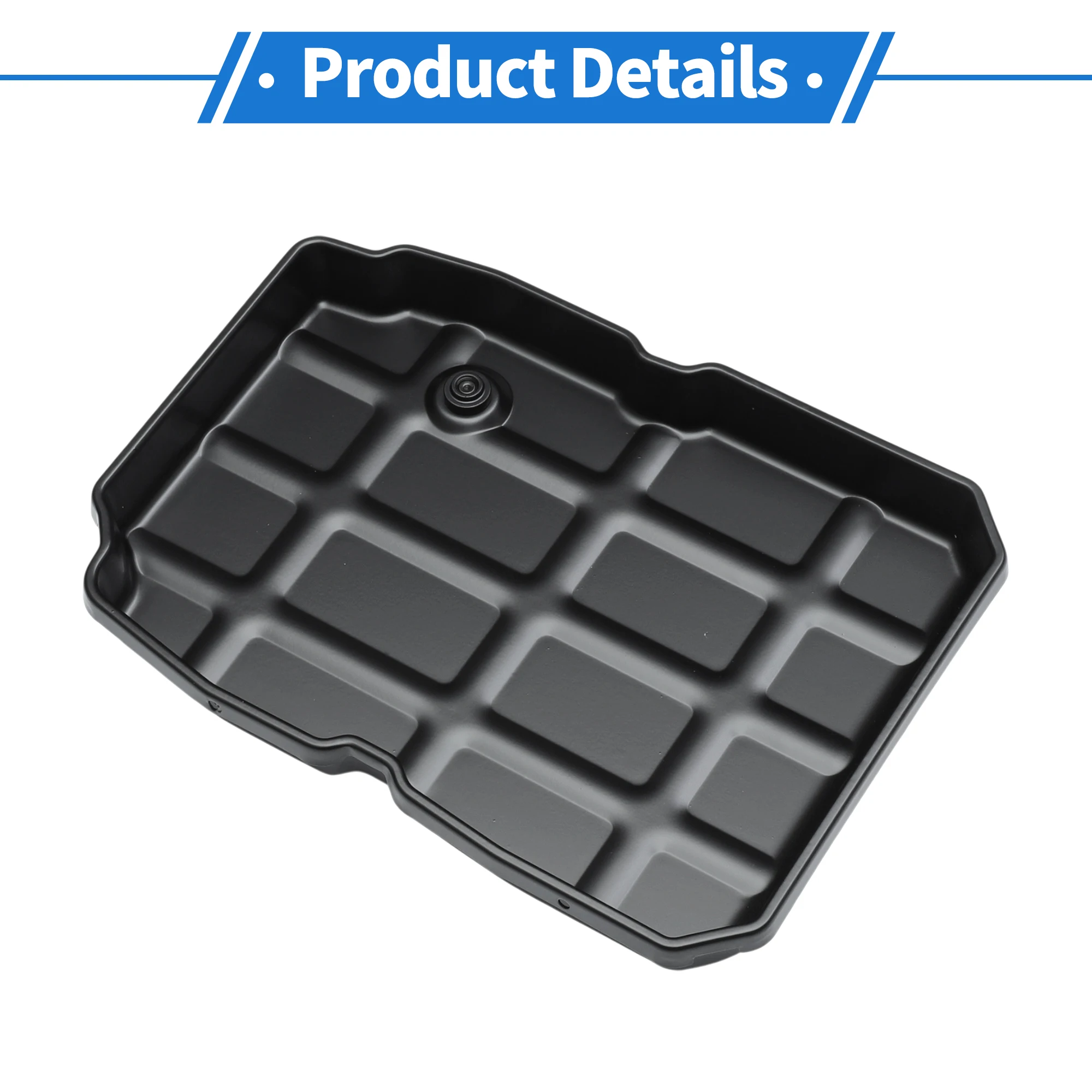 

UXCELL No.265866/52108327AA/52108327AB Engine Oil Pan Oil Pan Sump Transmission Oil Pan for Chrysler 300 2005-2014 Steel Black