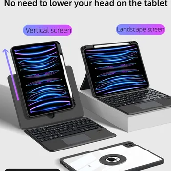 Magic Keyboard Case For Ipad 9th 10th Generation 10.9 Pro 11 4th 12.9 6th Air 5 4 3 Mini 6 2022 7th 8th 10.9 Magnetic Cover