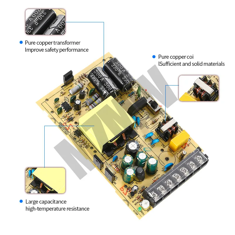 150W Switching Power Supply 110V/220V AC to DC 5V 12V 15V 18V 24V 36V 48V Single Output SMPS LRS-150-12 LRS-150-24 LRS-150-48