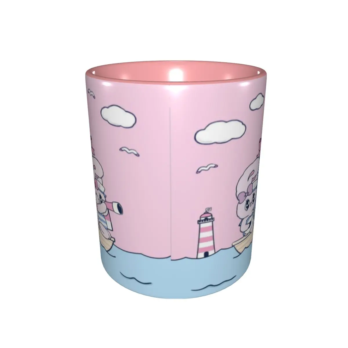 Esther Bunny Cartoon Rabbit Coffee Mugs Cute Cup For Bedroom