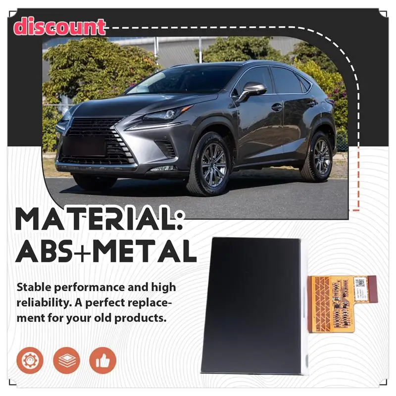 

Excellent Quality-LCD Display For Lexus NX200 2014-2018 LT042CA64000 Dashboard Gauge Inatrument Cluster Screen 5C5920 870J