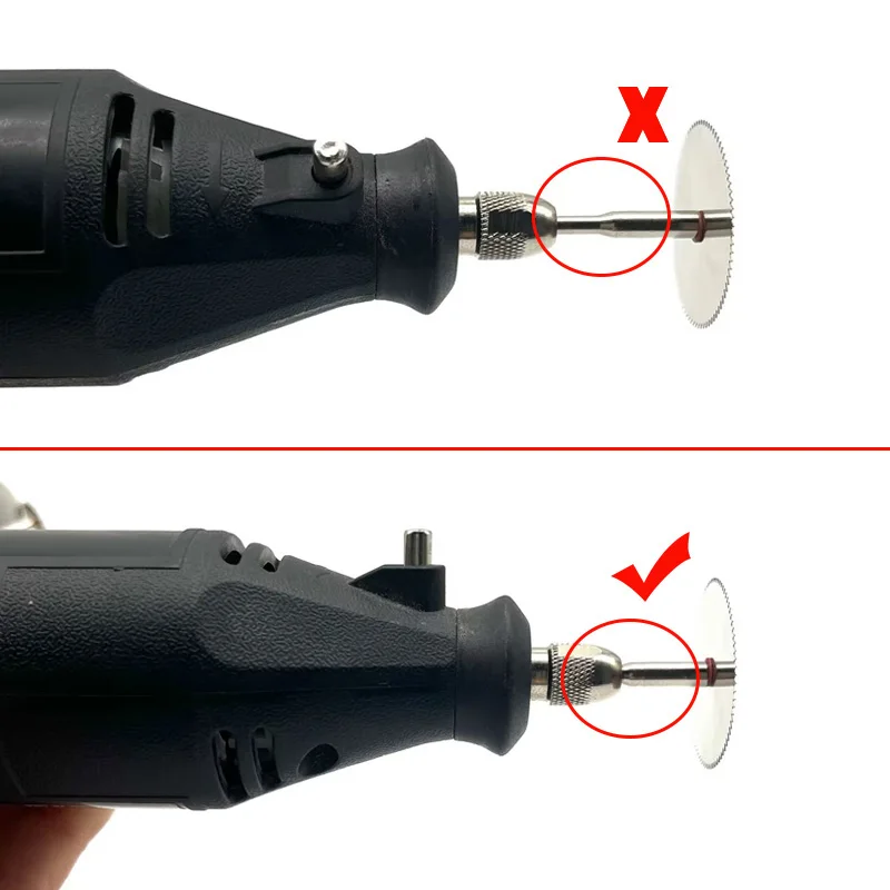 Mata gergaji bundar Mini isi 6 buah, mata Gerinda potong elektrik cakram alat putar untuk pemotong logam Dremel, alat listrik memotong kayu