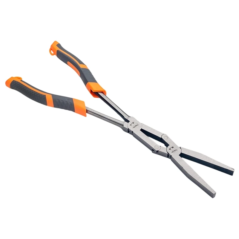 Y5GD Multifunctional 13Inch Double Joint Pliers With Flat Straight And Angled Tip