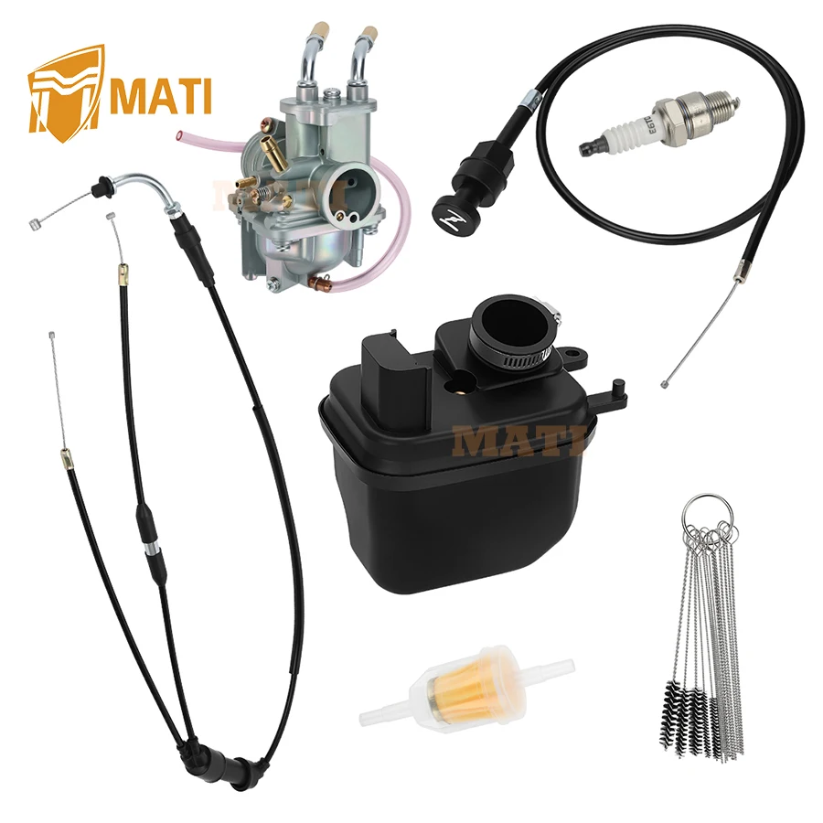5PG-14101-11-00 Carburetor Assy + Air Filter w/Cable For Yamaha PW50 2008-2009 2012-2024
