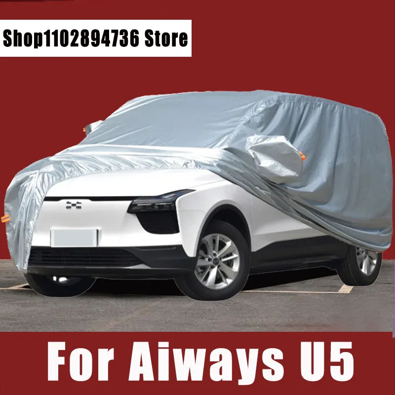 

For Aiways U5 Full Car Covers Outdoor Sun uv protection Dust Rain Snow Protective Auto Protective cover