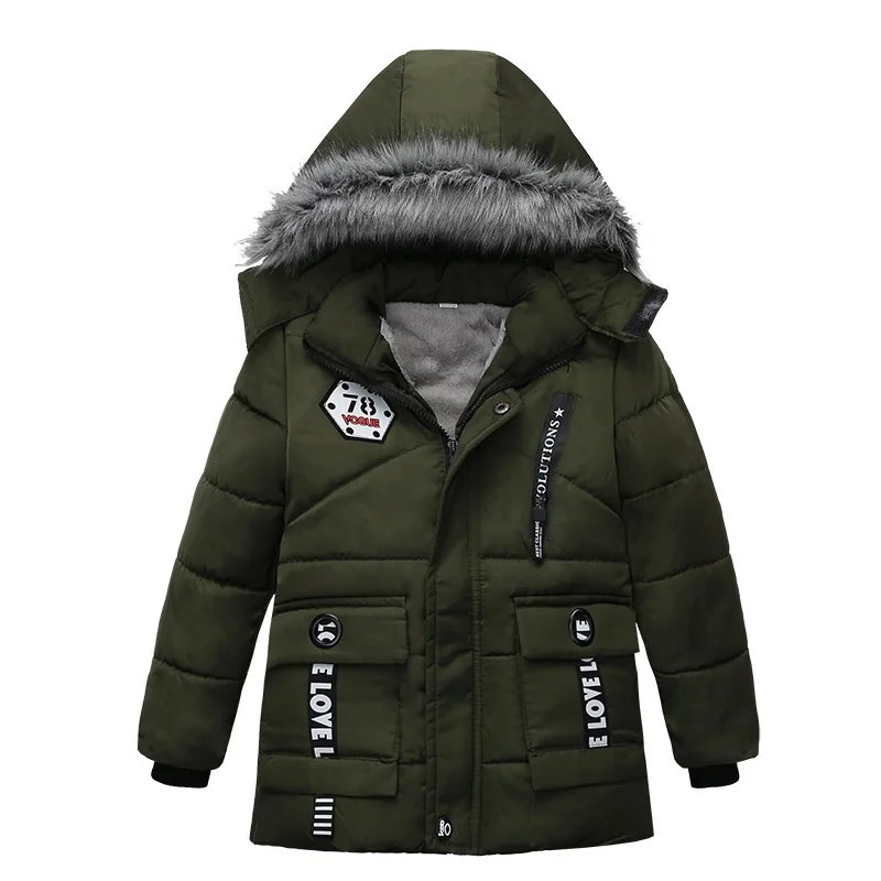 Boys Coat Cotton Jacket Windbreak Outerwear 2024 Cheap Winter Autumn Thicken Warm Skiing Christmas Gift Children's Clothing