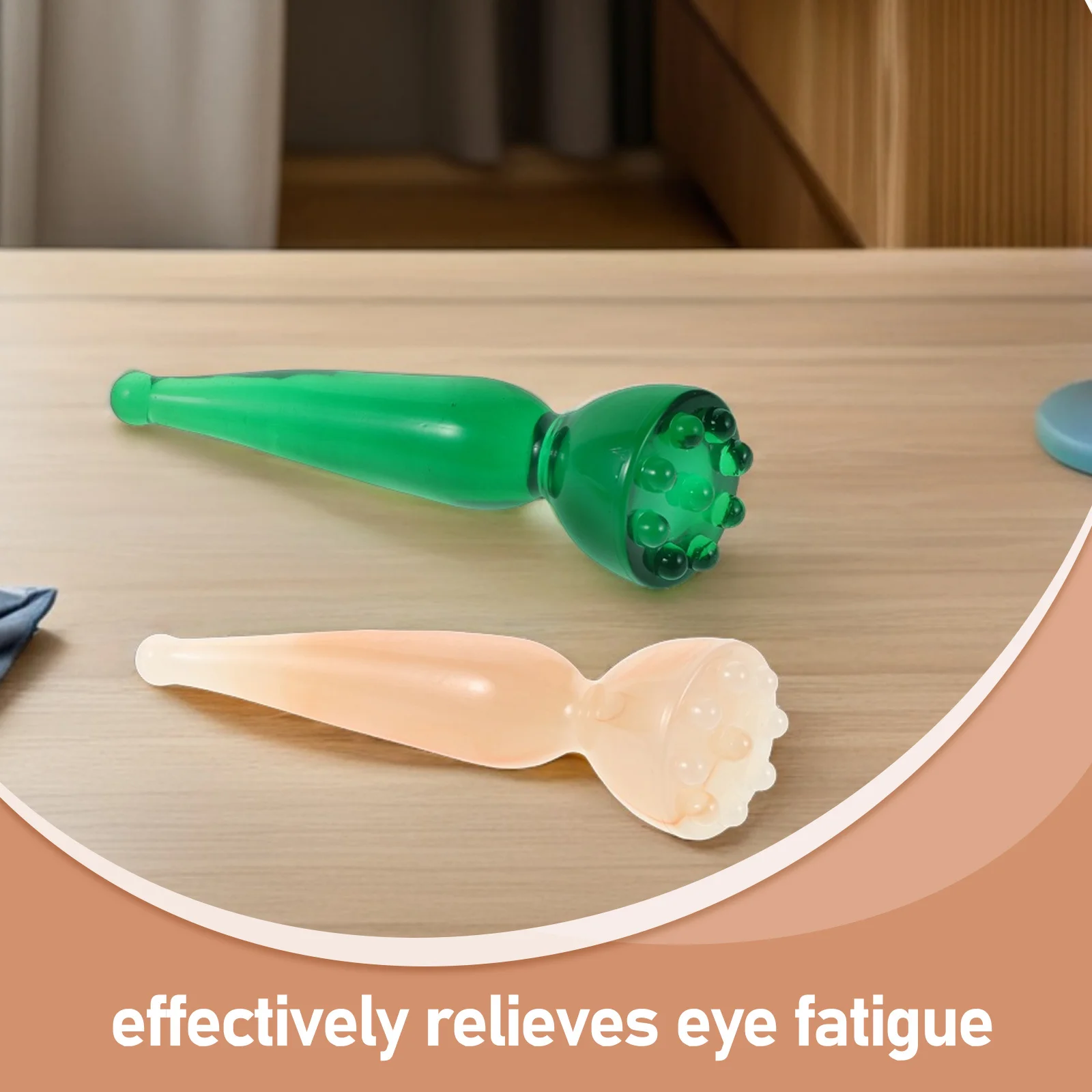 2 قطعة عصا تدليك الضغط الإبري الراتنج دليل الوجه غواشا القلم كامل الجسم استخدام الأنسجة العميقة الزناد نقطة أداة مساج محمولة