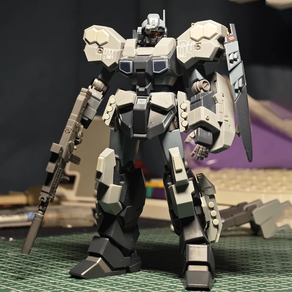 Baobao Hg 1/144 Scale Rgm-96x Jesta Action Figure Cannon Mecha Robot Assembly Model Kit Collection Model Doll Toy Gift Ornament