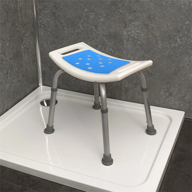 Non-slip Bathroom Bath Chair Stool Cushion Elderly Bath Tub Shower Chair Bench Stool Seat Safe Bathroom Accessories Only Cushion