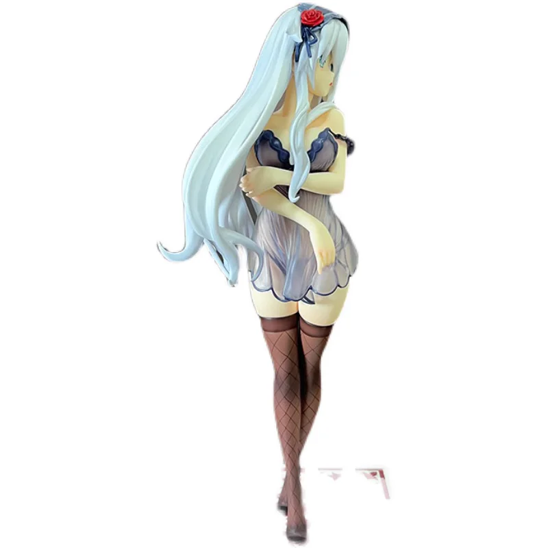 

24.5cm Anime Figures Black Heart Flare Neptune PVC Action Figures Noire Cute Camisole Pajamas Model Collection Toys Gifts