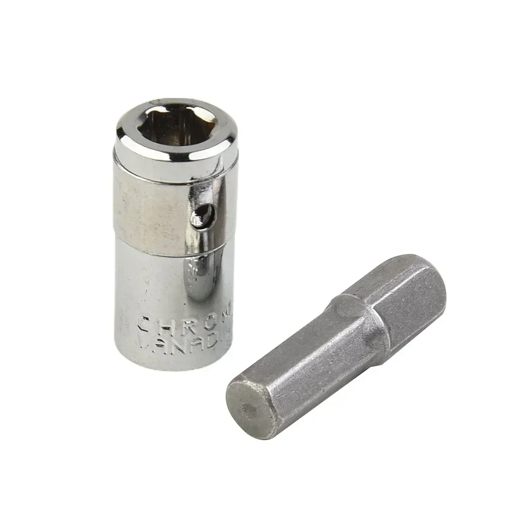 Llave de impacto de vástago hexagonal, adaptador de enchufe de taladro 1/4, 1/4, 1/4, 1/4
