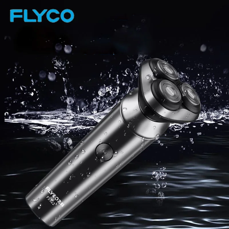 

Flyco FS922 Высококачественные электробритвы, новые мужские портативные бритвы для мытья всего тела класса IPX7, интеллектуальная плавающая бритва с тремя головками