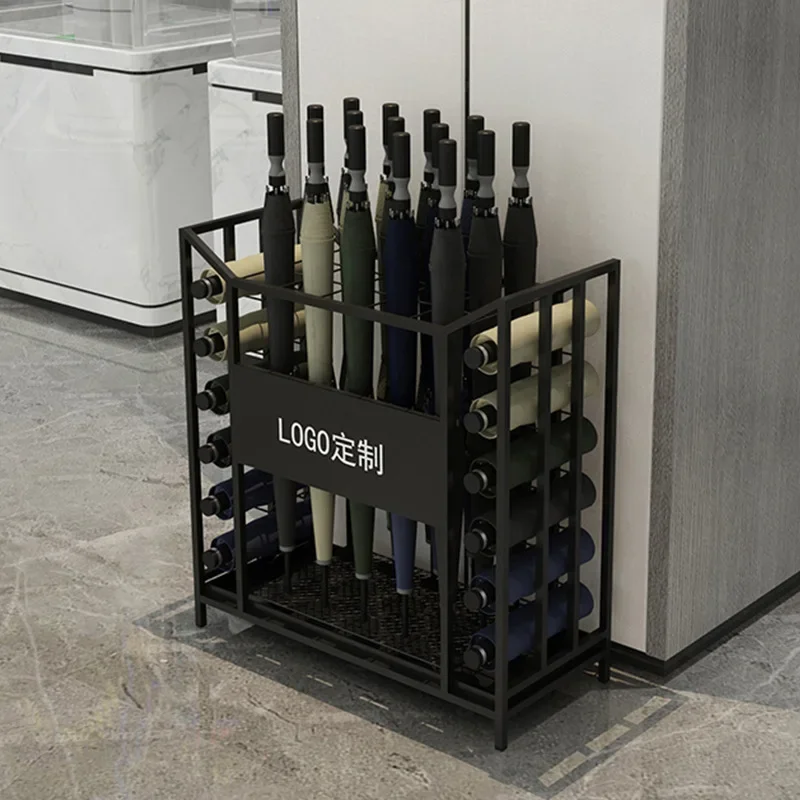 Light luxury umbrella storage rack, umbrella artifact at the door, umbrella rack, hotel lobby sales department