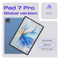 New Tablet Pad 7 Pro Android 13.0 10000mAh Globale versione 16GB + 1TB  10.1 inch  Qualcomm Snapdragon 8 Gen2  tablet android