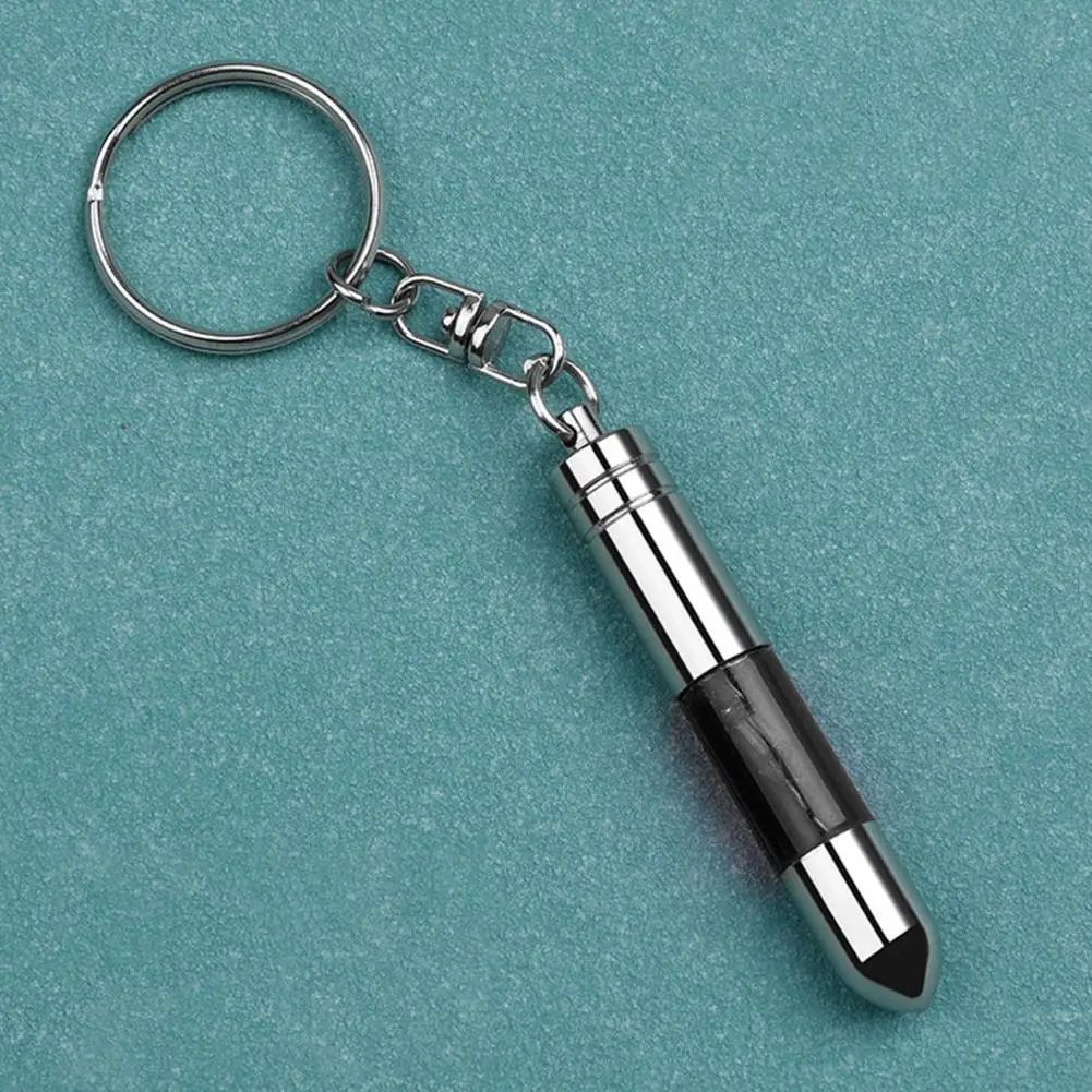 Helpful Car Static Eliminator  Primary/Secondary Discharge Metal Anti-Static Keychain  Practical Static Eliminator