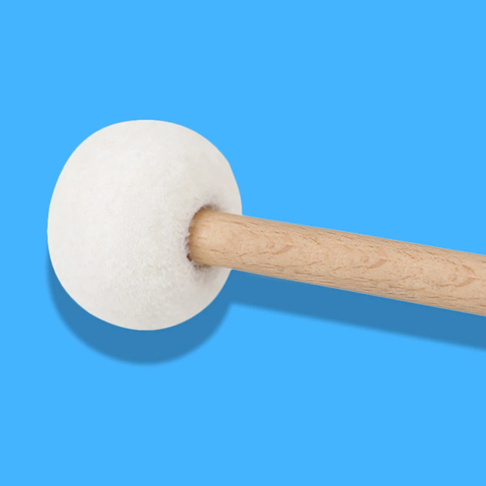 

2Pcs Tibetan Singing Bowl Mallet Double-Ended Felt and Rubber Tips Premium Wood Handle for Meditation Sound Therapy Tools