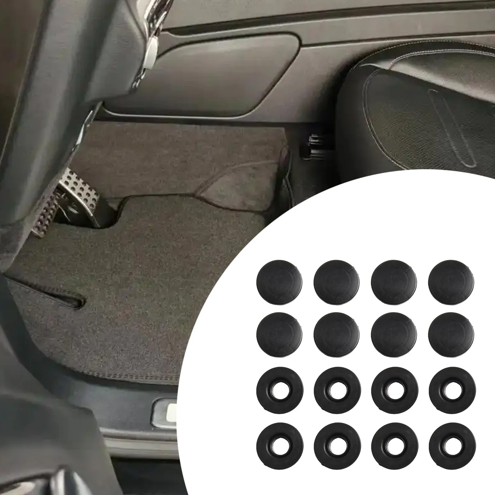 8Set BQ6680520 Car Floor Mat Caret Clips Keeps The Floor Mat From Slipping And Bunching Under Your Pedals For Benz Retention