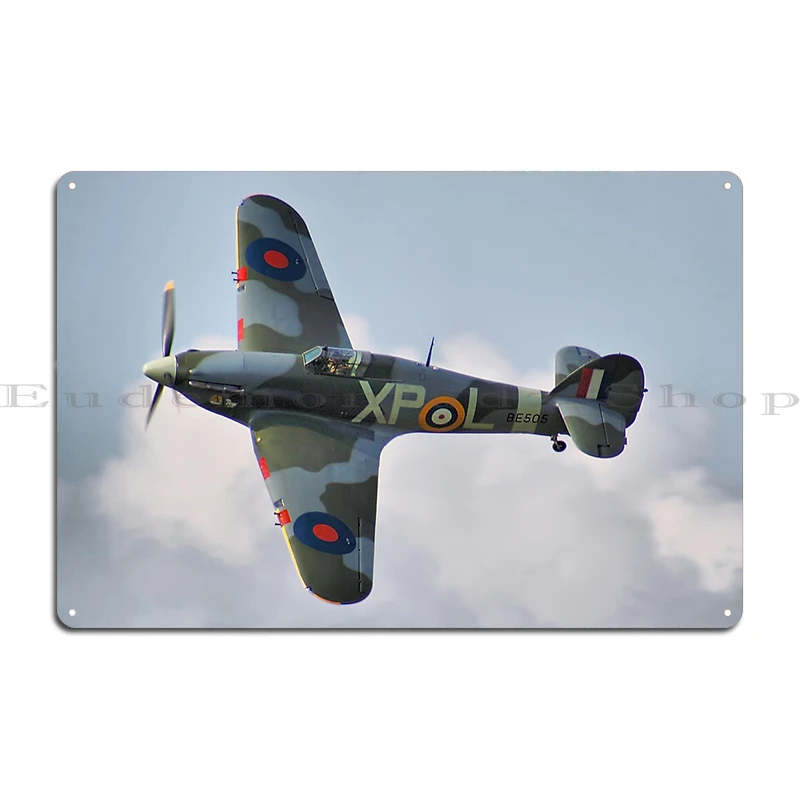 Hawker Hurricane Dunsfold 2013 Hawker Hurricanes of the Irish Air Corps 1945 Metal Plates Club Cinema Customize Tin Sign Poster