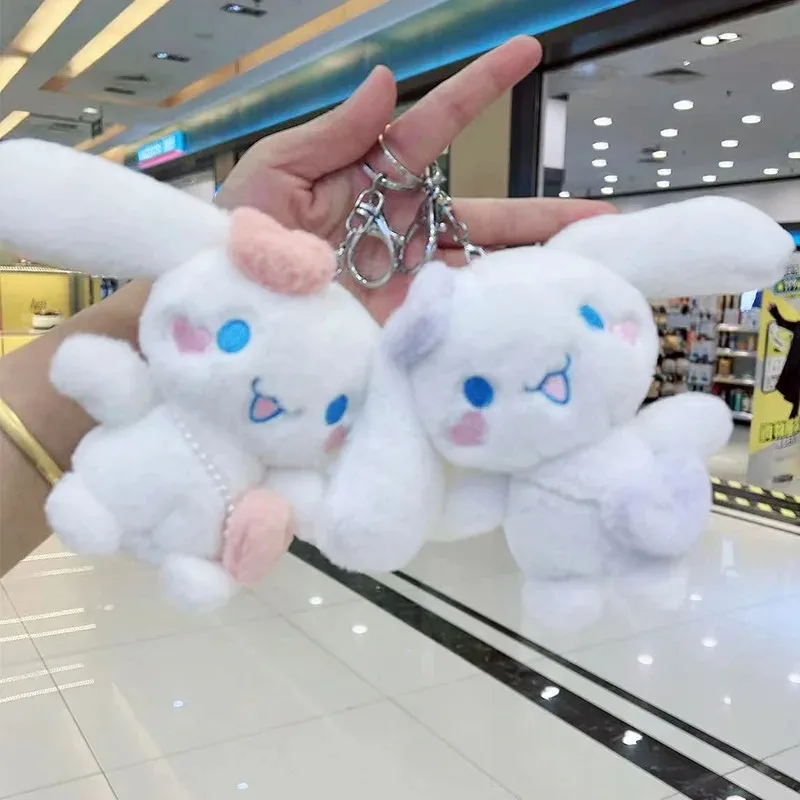 

Sanrio Kuromi Melody Cinnamoroll плюшевый брелок милый мультяшный шарм кукла