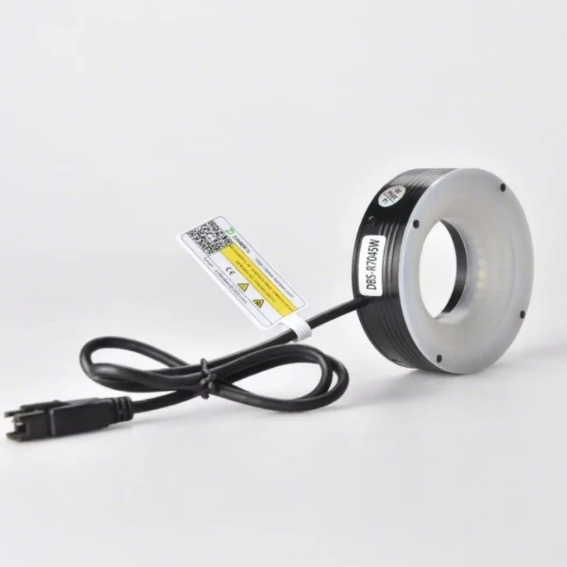 45° circular light source, machine vision LED, visual inspection lamp, voltage 24V, appearance/characters/embossing inspection
