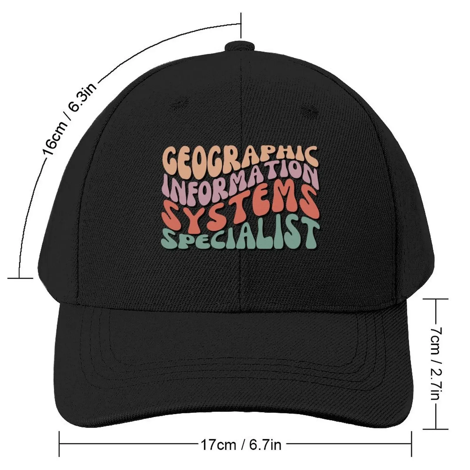 GIS Specialist Baseball Cap Hat Baseball Cap Christmas Hat Rave Caps Women Men's