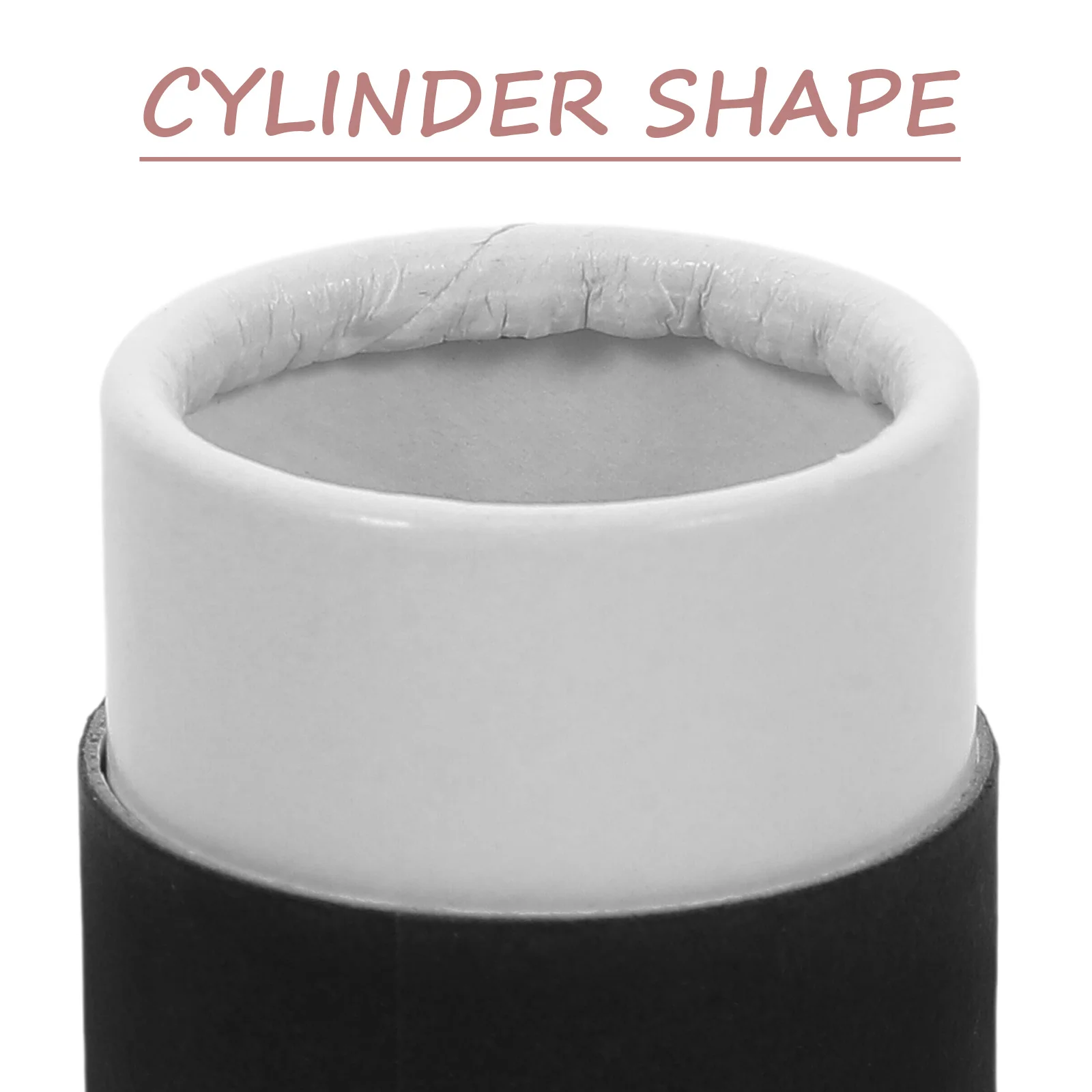 15pcs Kraft Gift Boxes Round Tube Packaging For Tea Lip Balm Perfume Diy Round Boxes Crafts Travel Storage 20Ml