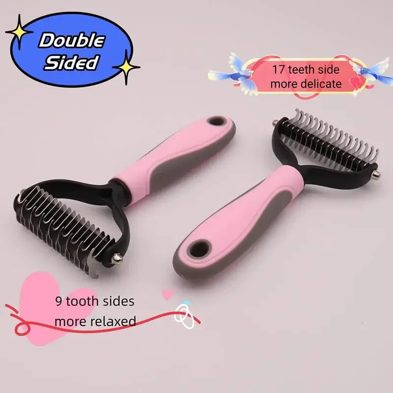 Combs Dog Hair Remover Cat Brush Grooming Tools Pet Detachable Clipper Attachment Pet Trimmer Combs Supply Furmins for Cat Dog