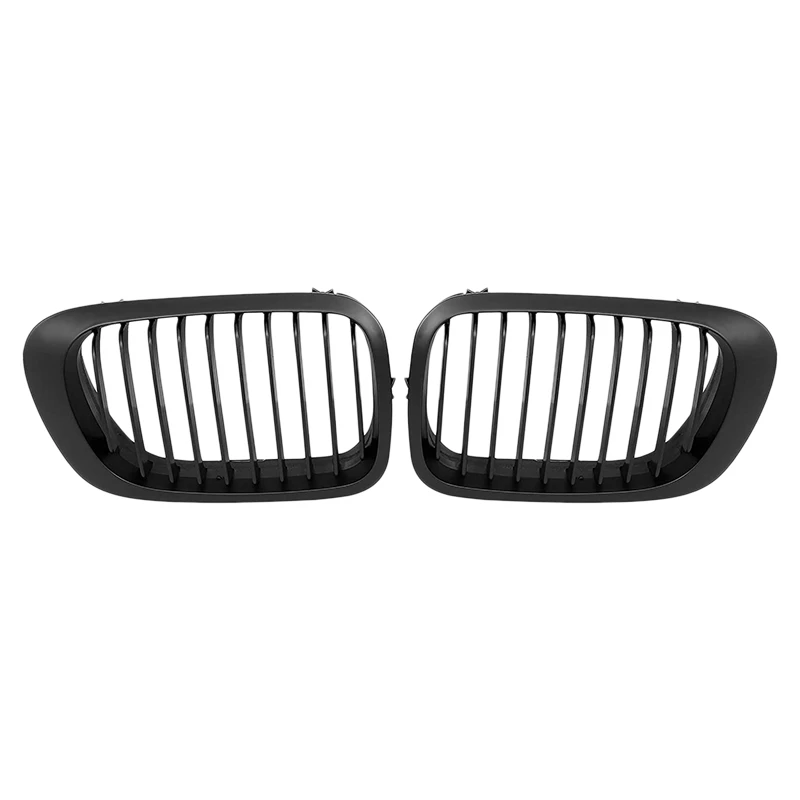 

Matte Black Front Sport Kidney Grille Grill for -BMW 3 Series E46 2-Door Coupe Cabriolet Pre-Facelift