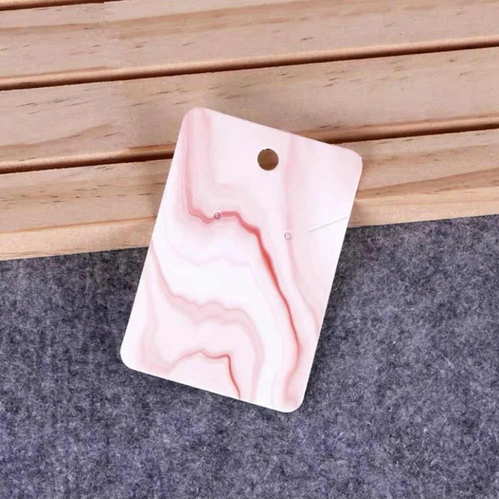 

100pcs Marble Earring Cards Colorful with Gold Lines Display Card Earring Display Abstract Style Card Paper Holder