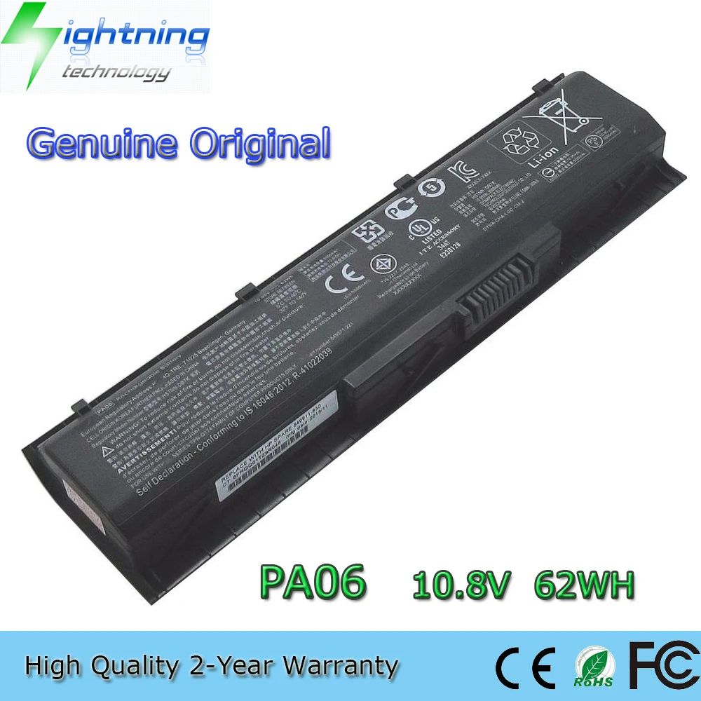 

New Genuine Original PA06 10.95V 62Wh Laptop Battery for HP Omen 17 17-w 17-w000 17-ab000 17-ab200 17t-ab00